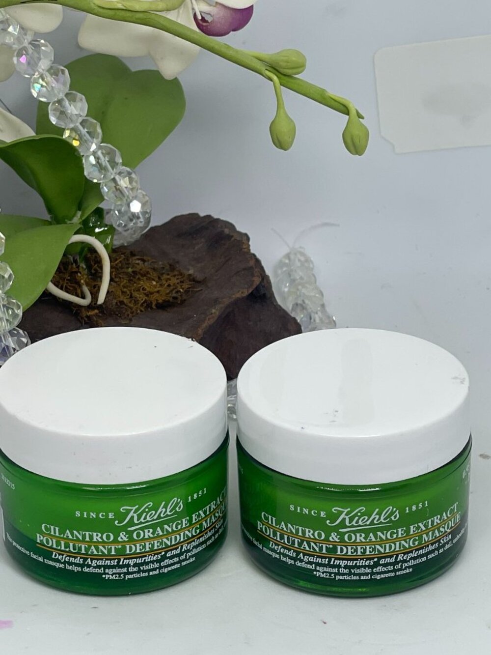 2x Kiehl's Cilantro & Orange Extract Pollutant Purifying Masque Mask- .95 oz-New